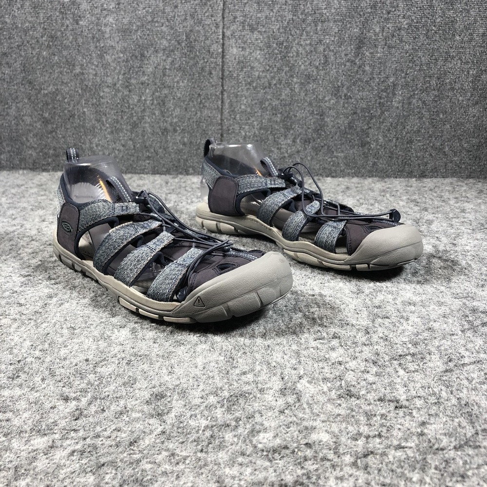 KEEN CNX Sandals Mens 15 Blue Closed Toe Lace Up Hiking Comfort
